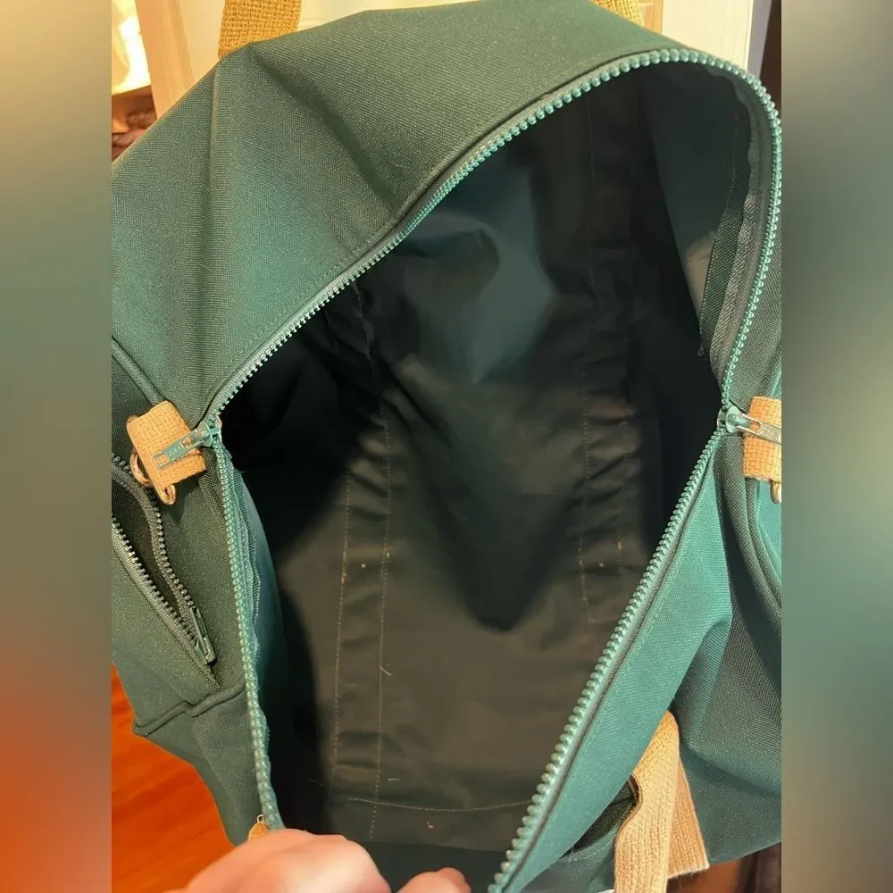 Rolex Green and Tan Men's Duffel Bag Vintage & Rare